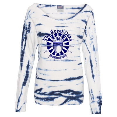Off-the-Shoulder Oaks Tie-Dyed Sweatshirt  Thumbnail